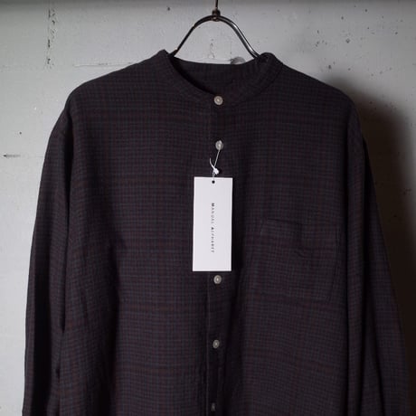MANUAL ALPHABET / BRUSHED CHECK TWILL BC SHT