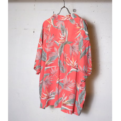 HARVESTY ハーベスティ"HAWAIIAN PRINTED RAYON S/S JUMBO SHIRTS" ジャンボシャツ