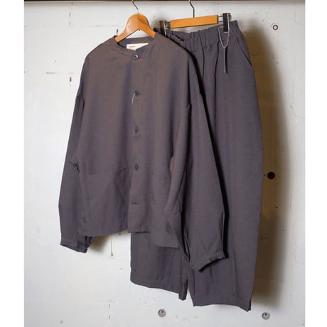 HARVESTY ハーベスティー"RELAXING TWILL CROPPED EASY CIRCUS PANTS"