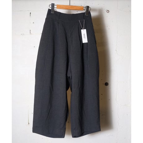 HARVESTY ハーベスティ "T/R WIDE EGG CROPPED PANTS" ワイドエッグクロップドパンツ