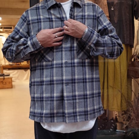 A VONTADE / Crazy Check Open Shirts L/S
