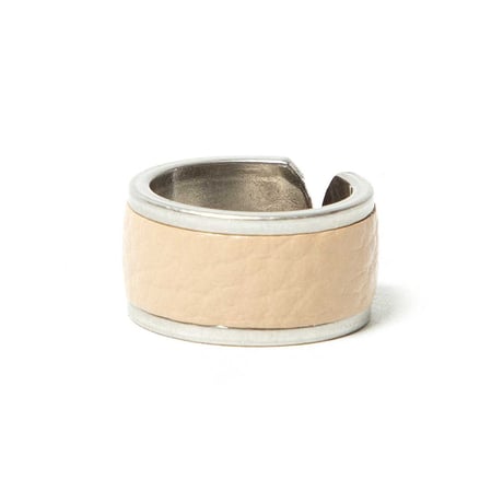 hobo ホーボー "BRASS RING SHRINK LEATHER"リング