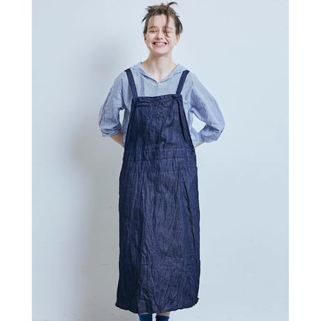 (g) グラム "LIGHT DENIM JUMPER SKIRT"ライトデニムジャンパースカート