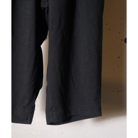 HARVESTY ハーベスティ "T/R WIDE EGG CROPPED PANTS" ワイドエッグクロップドパンツ