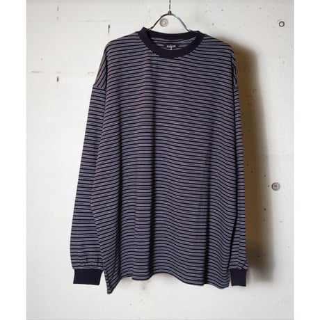 EVCON エビコン"BORDER WIDE L/S T-SHIRT"