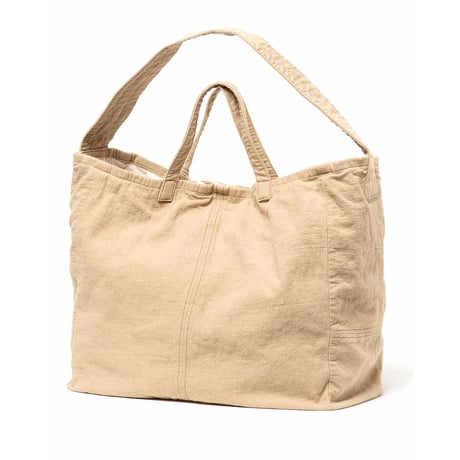 hobo ホーボー"ARTISAN 2WAY BAG LINEN COTTON TWILL HAND DYED"
