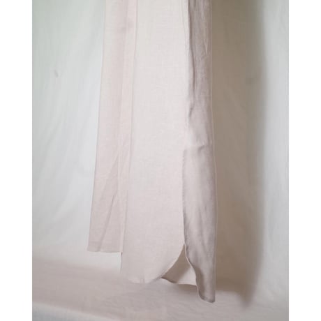 MANUAL ALPHABET マニュアルアルファベット "LINEN BIG CUFFS SHIRT ONE-PIECE"ワンピース