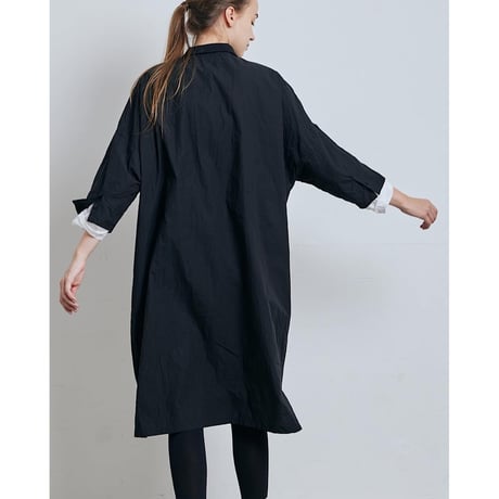 (g) グラム "RIB COLLAR BOX ONE PIECE" リブカラーボックスワンピース