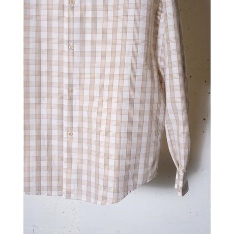 LAMOND ラモンド "Soft Cotton Band Collar Shirts ＂バンドカラーシャツ