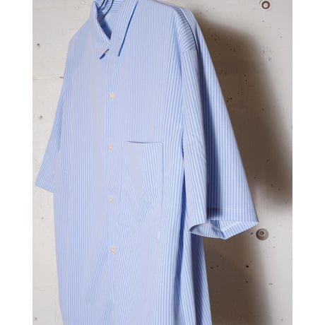 CURLY カーリー "SPLIT RAGLAN SHIRT -stripe-" スプリットラグランシャツ