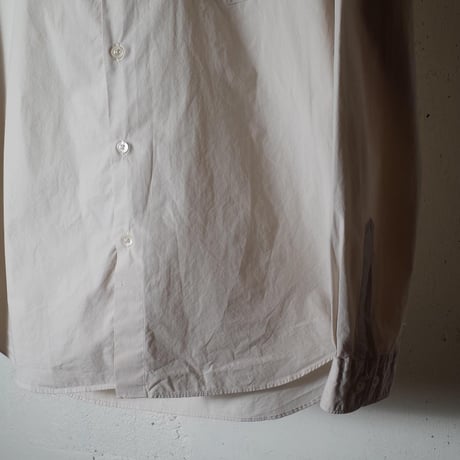 MANUAL ALPHABET マニュアルアルファベット "LOOSE FIT REGULAR COLLAR SHT"