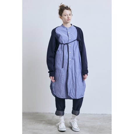 (g) グラム "TYPEWRITER BAND COLOR SHIRT ONE PIECE＂シャツワンピース