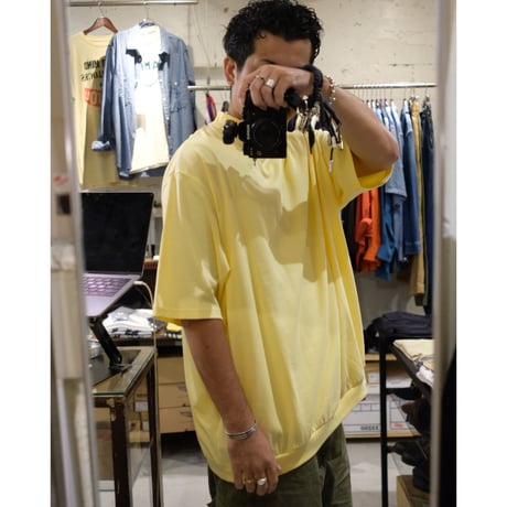 HARVESTY ハーベスティー "MOCK NECK EGG S/S TEE" モックネックエッグ半袖Tシャツ