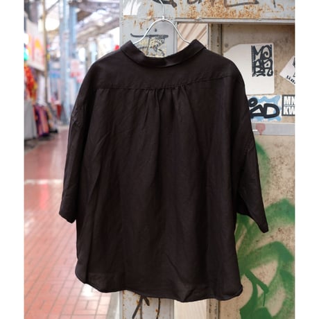 ORDINARY FITS オーディナリーフィッツ "BARBER S/S BLOUSE"