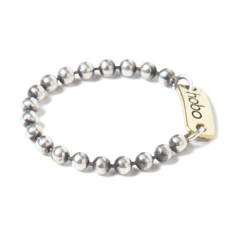 hobo ホーボー "BALL CHAIN RING 925 SILVER with BRASS" リング