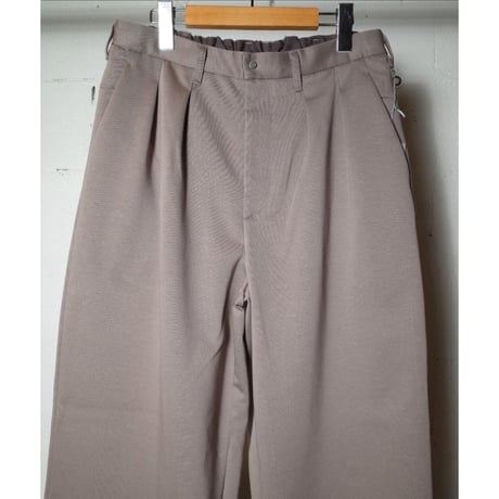 CURLY カーリー "DOUBLE KNIT WIDE PANTS"パンツ