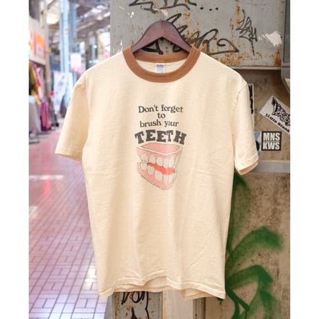 Union Special ユニオンスペシャル"S/S NICKY RINGER TEE（TEETH)"