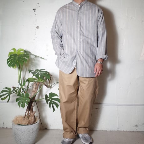 A VONTADE アボンタージ "Banded Collar Shirts" バンドカラーシャツ
