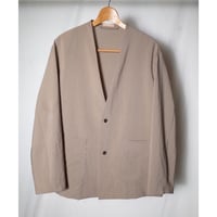 LAMOND ラモンド "NO COLLAR SHARI JACKET"ノーカラーシャリジャケット