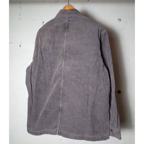 hobo ホーボー "SHIRT JACKET COTTON CORDUROY BENGALA MUD DYED"