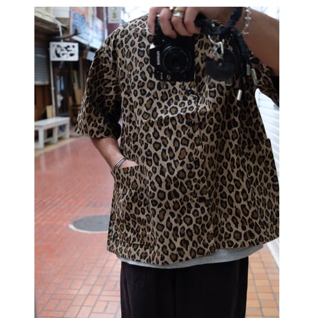 ORDINARY FITS オーディナリーフィッツ "OPEN COLLAR S/S SHIRTS RIPSTOP"