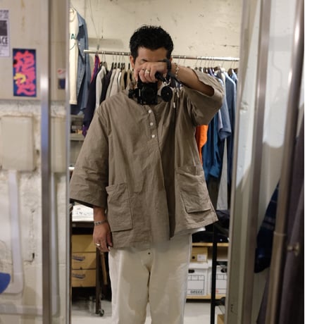 ORDINARY FITS オーディナリーフィッツ "Open Collar Shirt"