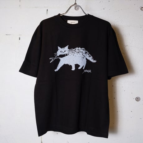 HARVESTY ハーベスティ"PRINTED T-SH (CAT)"