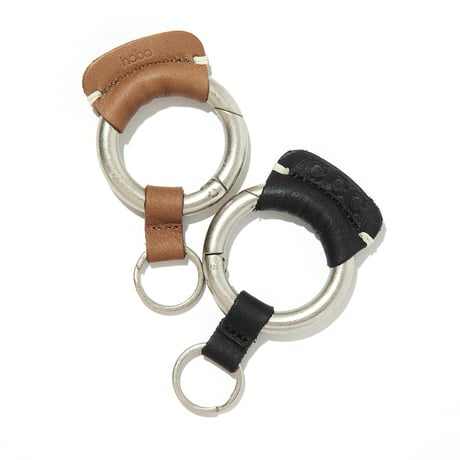 hobo ホーボー "ROUND KEY RING COW LEATHER for CITY COUNTRY CITY"