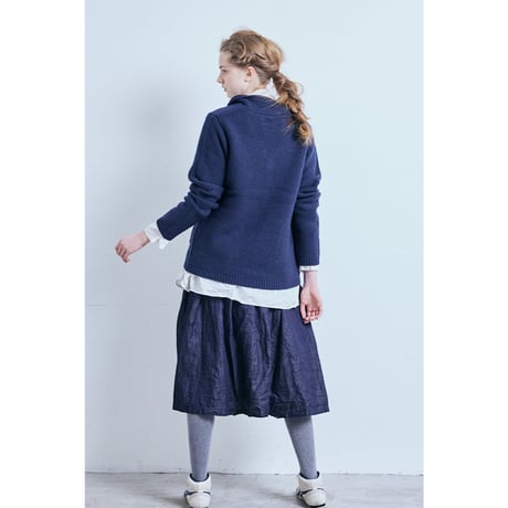 (g) グラム "SHEEP YARN GARTER KNITTING JACKET"シープヤーンガーター編みジャケット