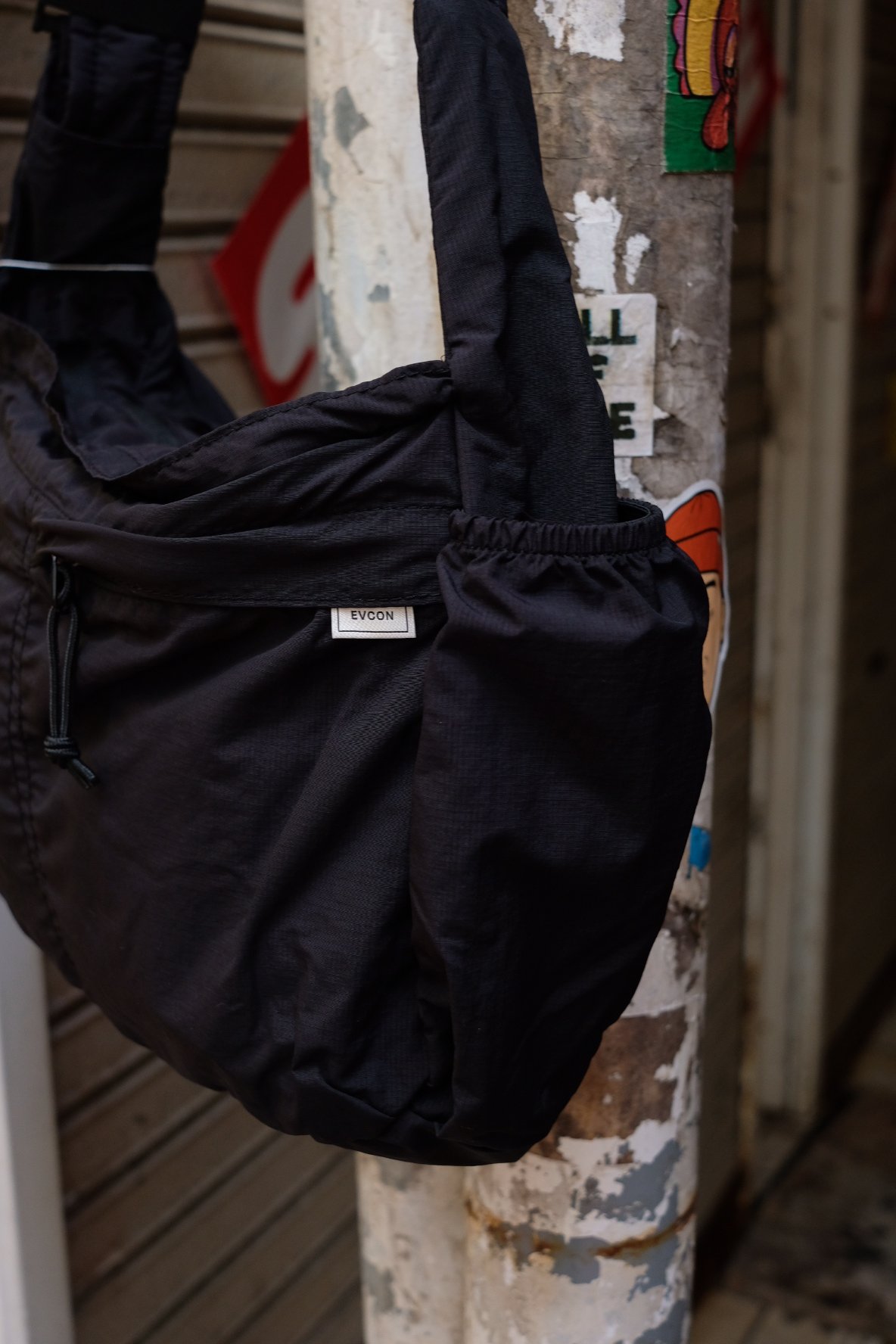 バッグ EVCON NYLON SHOULDER BAG EVCON - NYLON SHOULDER BAG | BLACK | ショルダーバッグ | NapsNote