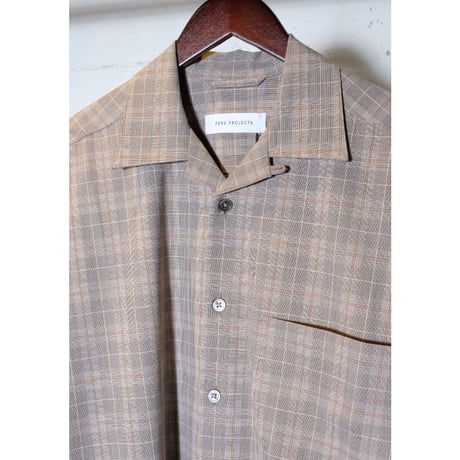 PERS PROJECTS パースプロジェクト "OLIVER L/S WD FIT SHIRTS “check”