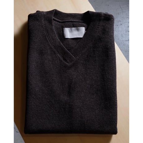 CURLY カーリー "KNIT-SAWN VEST" ベスト