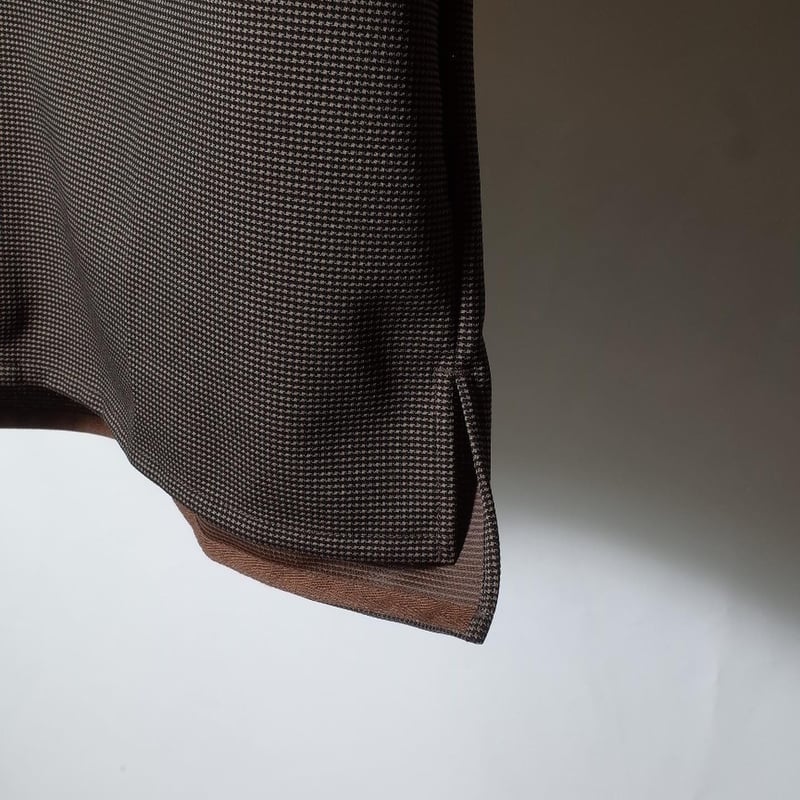 CURLY カーリー ” REGENCY S/S SHIRTS“HOUNDSTOOTH