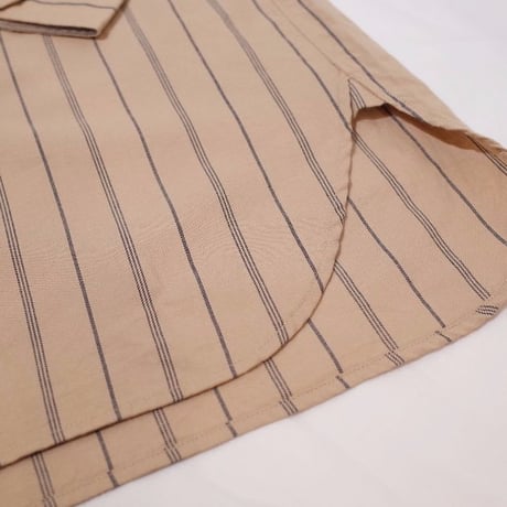 A VONTADE / Banded Collar Shirts -Viera Stripe