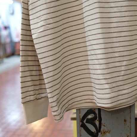 EVCON エビコン"Border Wide L/S T-shirt"
