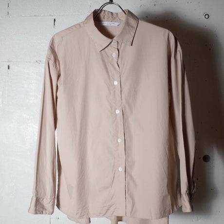 MANUAL ALPHABET マニュアルアルファベット "BACK GATHER R/C SHIRT"