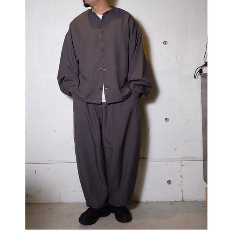 HARVESTY ハーベスティー"RELAXING TWILL CROPPED EASY CIRCUS PANTS"