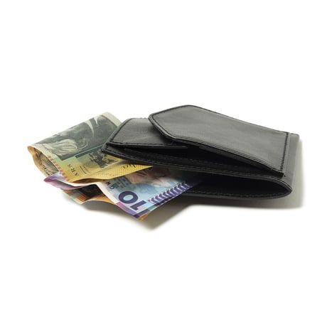 hobo ホーボー "COMPACT WALLET OILED COW LEATHER＂財布