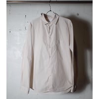 MANUAL ALPHABET マニュアルアルファベット "LOOSE FIT REGULAR COLLAR SHT"