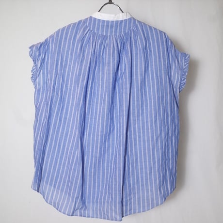 MANON マノン "STRIPE AMICAL NO SLEEVE SHIRT"