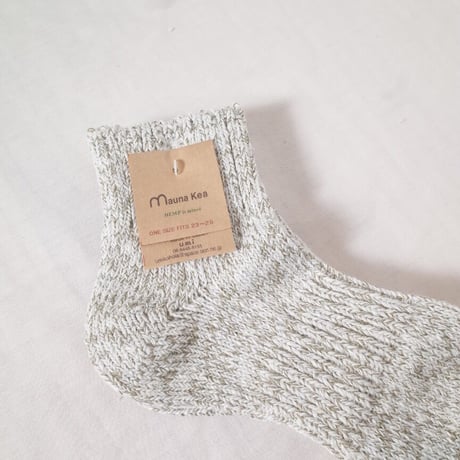 Mauna Kea マウナケア "LOW SOCKS スラブネップ" 靴下