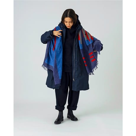 SUBLIME サブライム "PATTERN MERINO STOLE"