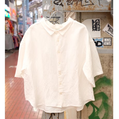 ORDINARY FITS オーディナリーフィッツ "BARBER S/S BLOUSE"