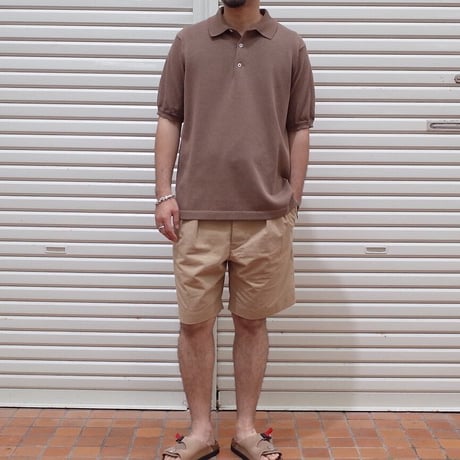A VONTADE / Paper Knit Polo S/S