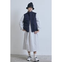 (g) グラム "VINTAGE CLOTH ZIPUP VEST"