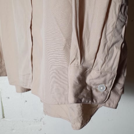 MANUAL ALPHABET マニュアルアルファベット "BACK GATHER R/C SHIRT"