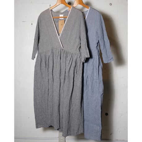(g) グラム "FABRIC EAR CACHECOEUR ONE PIECE" ファブリックイヤーカシュクールワンピース