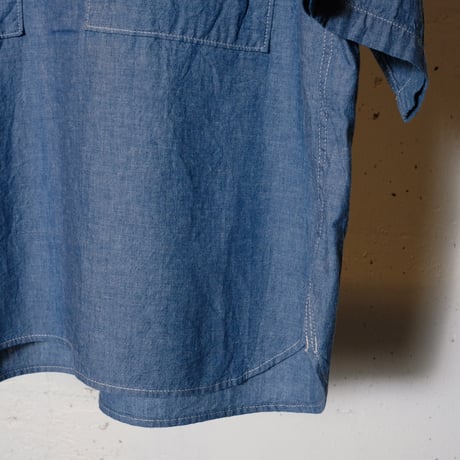 ORDINARY FITS オーディナリーフィッツ "CHAMBRAY SHORT SLEEVE PULLOVER SHIRTS" プルオーバーシャツ