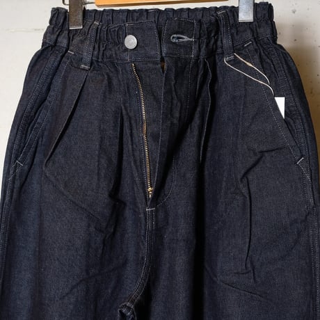 HARVESTY ハーベスティー"DENIM NARROW CIRCUS PANTS"