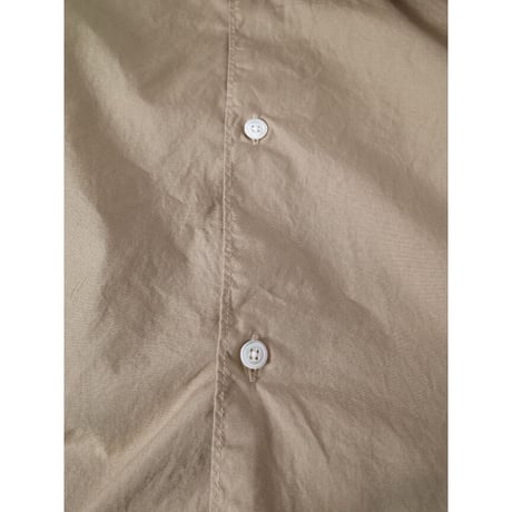 hobo ホーボー "ARTISAN L/S SHIRT COTTON BROAD MATCHA DYED"